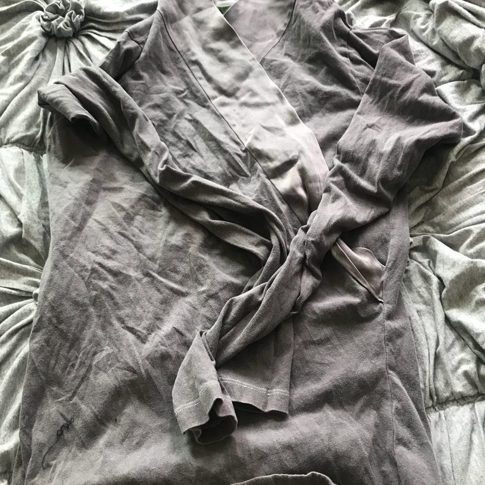 Velvet long sleeve top